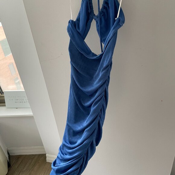 Princess Polly Chantel Mini Dress Blue - Picture 5 of 6